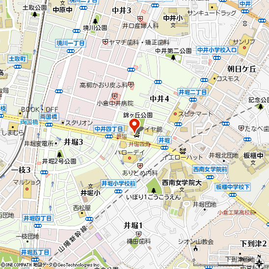 タイヤ館小倉北付近の地図